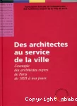 Des architectes au service de la ville